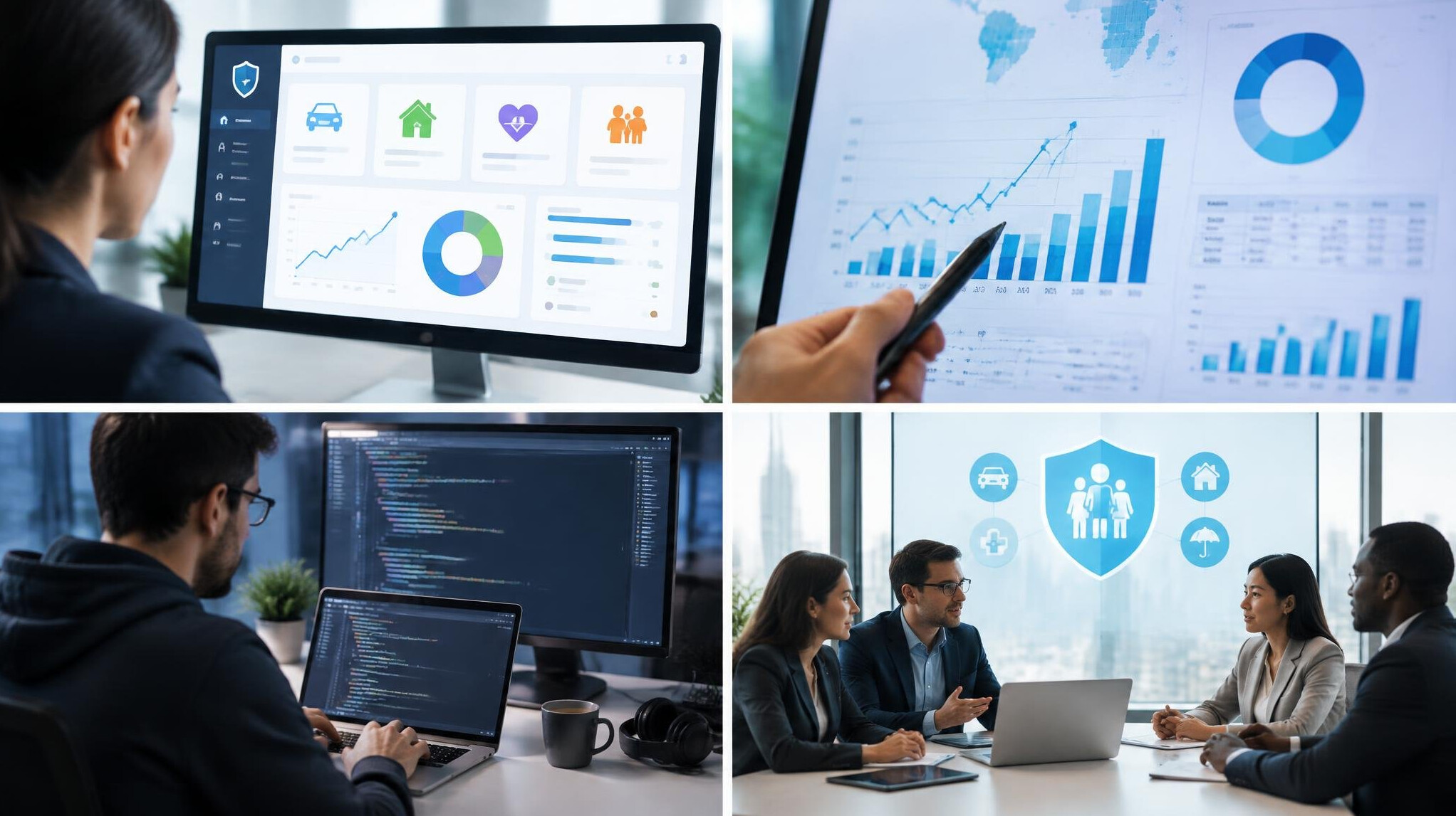 insurance software dashboard
